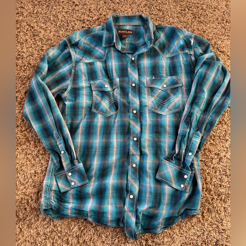 Men’s Pintlar Button Down- L